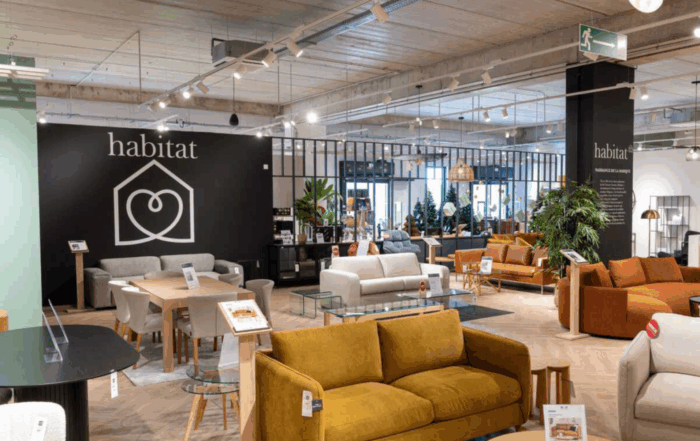 Corner Habitat au sein d'un magasin Fabrique de Styles